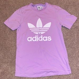 Adidas Small Purple Logo Tee